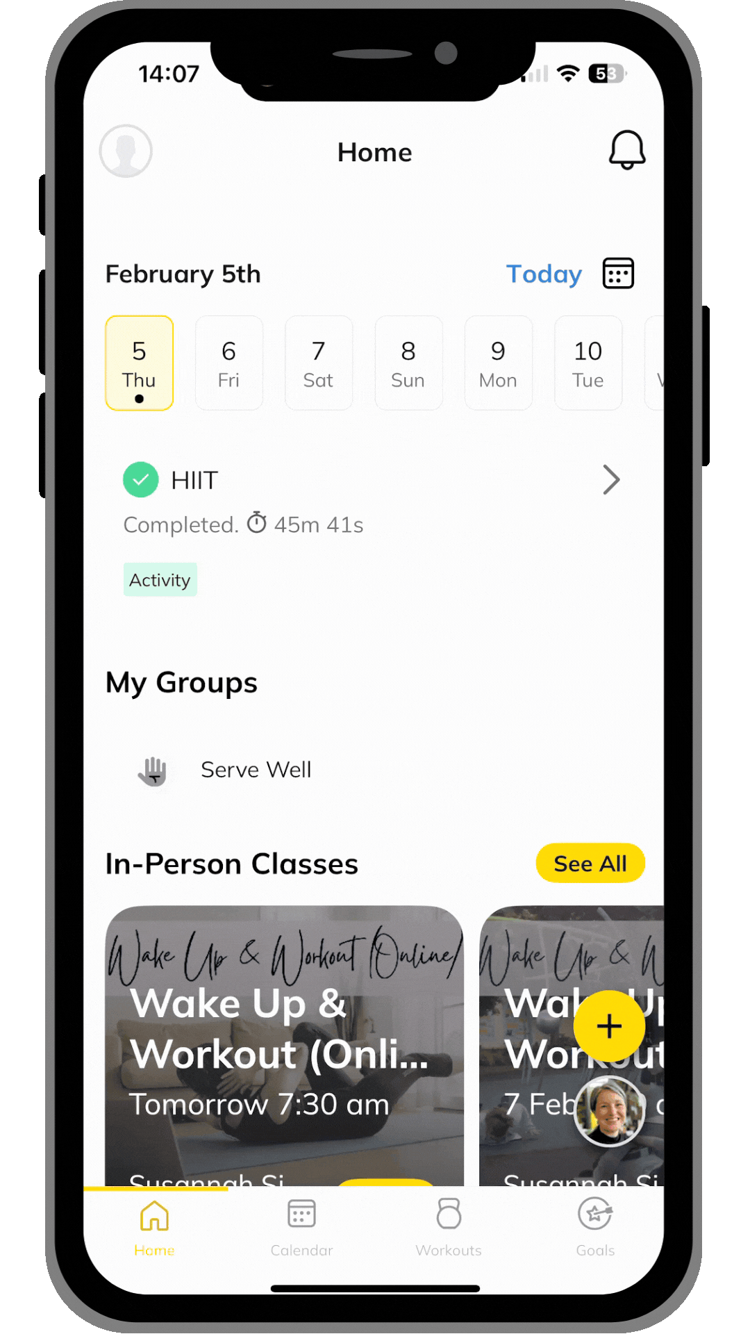 Walkthrough of how to record body measurements on the Feel Good Hub via the mobile app